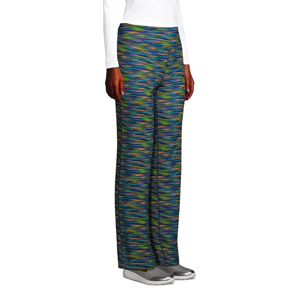 Lands’ End Petite Active Multicolor Yoga Pants